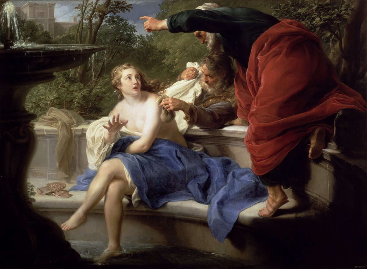 Susanna e i vecchioni, 1751 da Pompeo Girolamo Batoni