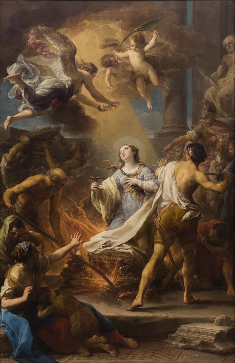 Martirio di Santa Lucia Pompeo Girolamo Batoni da Pompeo Batoni