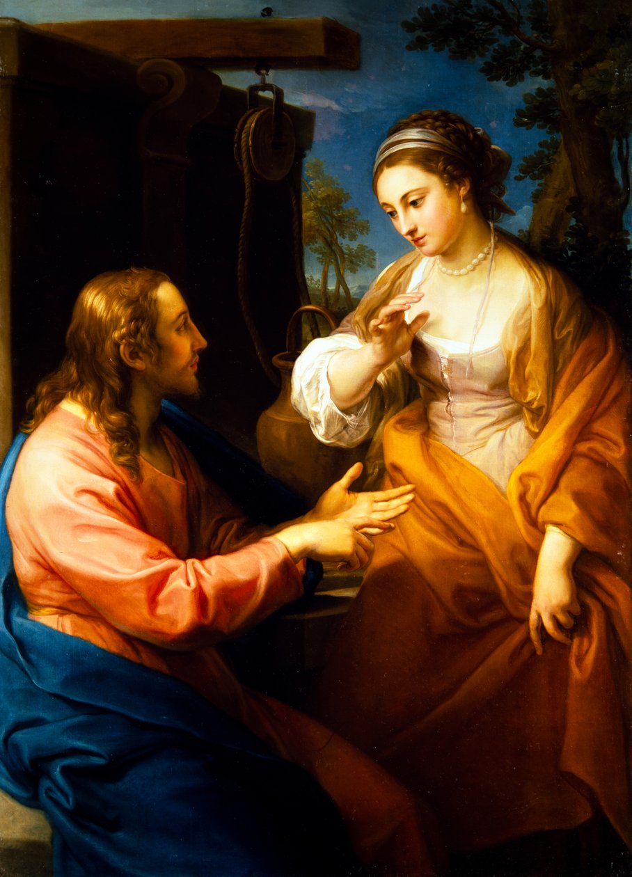 Cristo e la donna di Samaria da Pompeo Girolamo Batoni