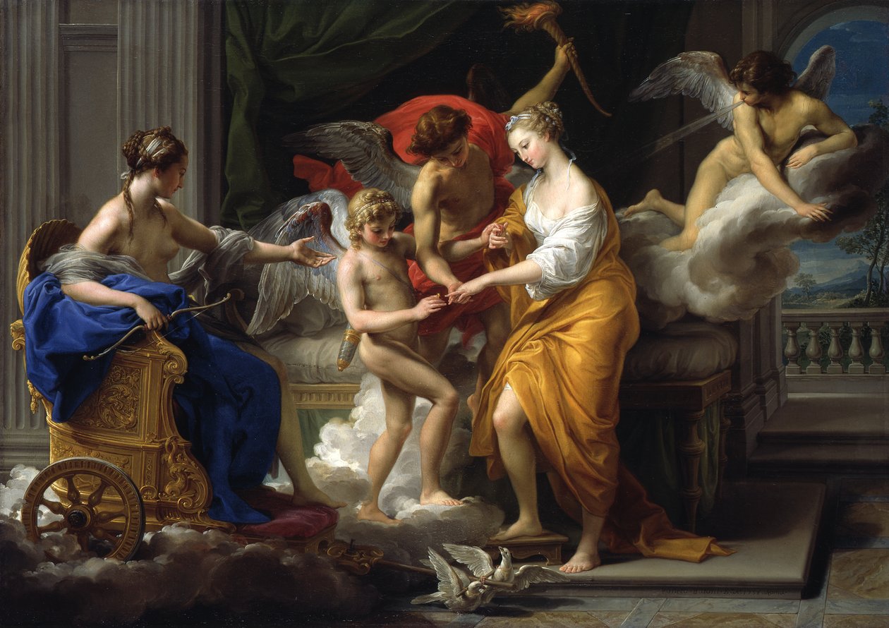 Le nozze di Amore e Psiche da Pompeo Girolamo Batoni