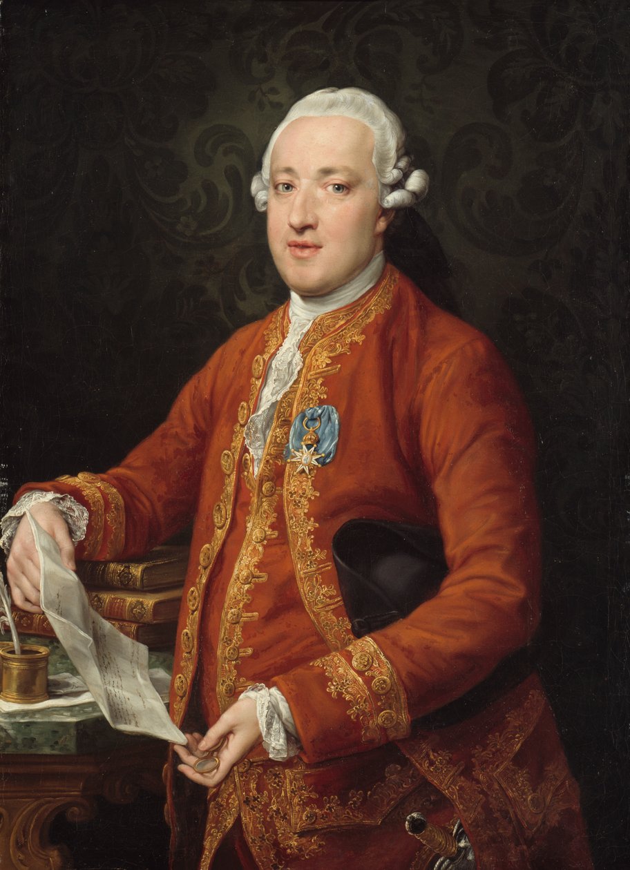 Don José Moñino y Redondo, Conte di Floridablanca da Pompeo Girolamo Batoni