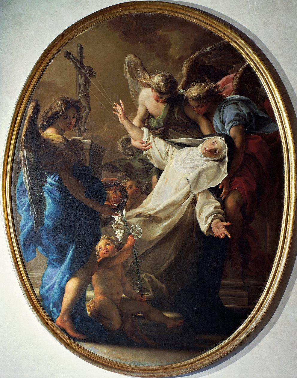 Estasi di Santa Caterina da Siena da Pompeo Girolamo Batoni