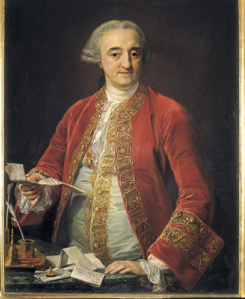 Manuel Roda y Arrieta, marchese di Roda (1706-1782). Politico spagnolo da Pompeo Girolamo Batoni