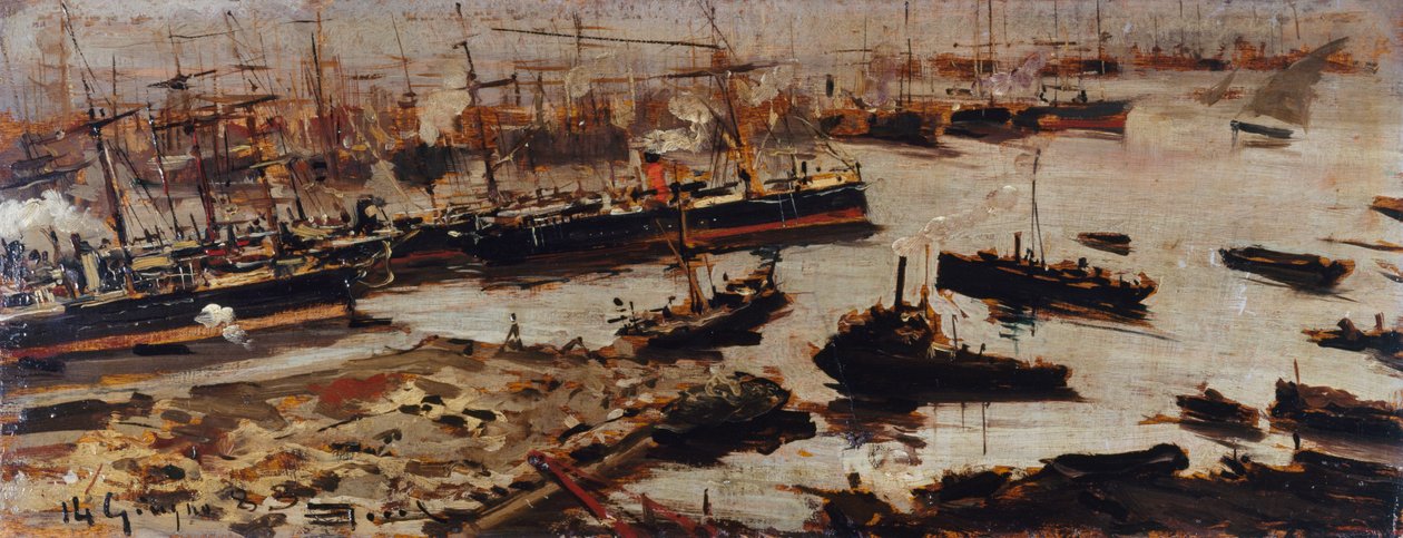 Porto di Genova da Pompeo Mariani