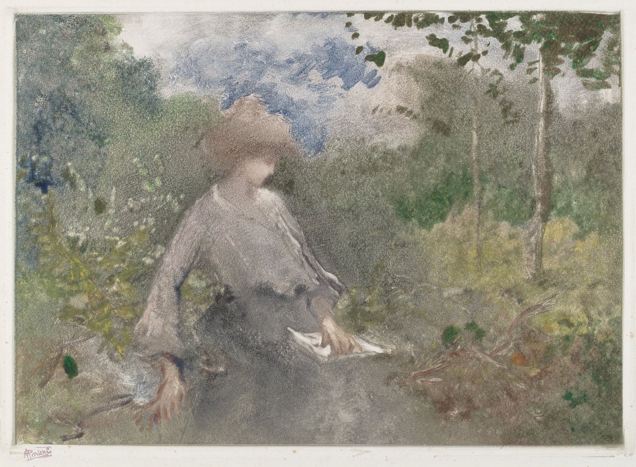 Lettura in giardino da Pompeo Mariani