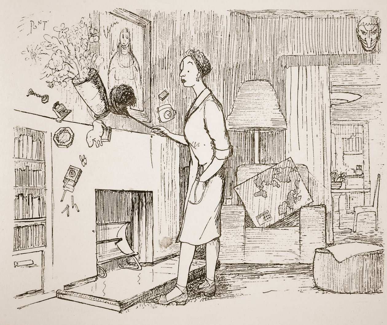 Preoccupazione, illustrazione da 