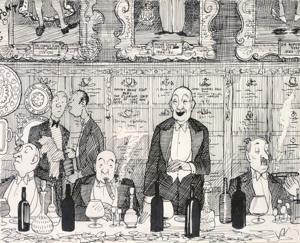 Piacere di ridere delle nostre stesse battute, pubblicato su Punch, 10 febbraio 1937 da Pont 1908 40 Pont 1908 40