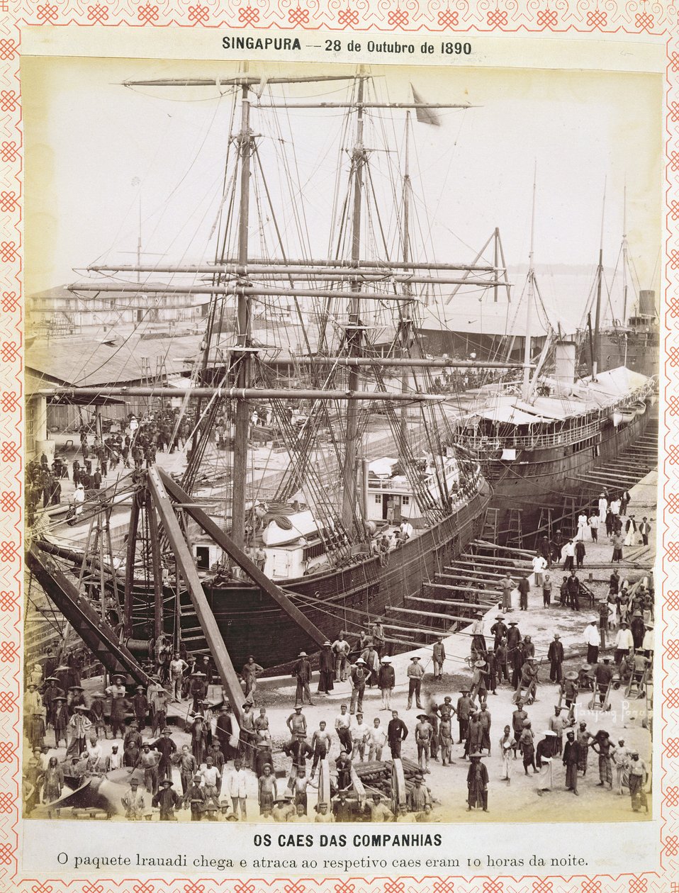 Singapore, 28 ottobre 1890 da Portuguese Photographer