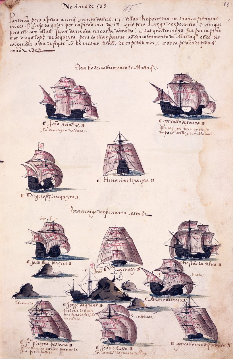 Nuova spedizione in India nel 1508, da 