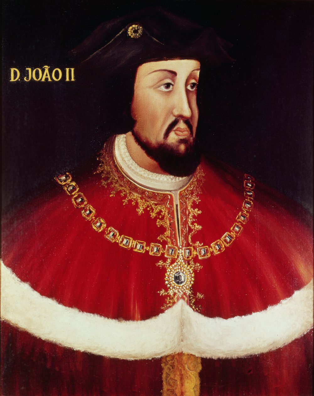 Ritratto di Giovanni II del Portogallo (1455-95) da Portuguese School