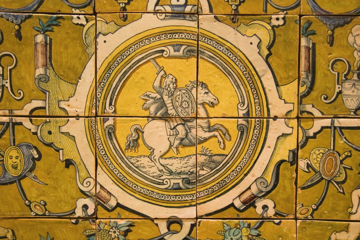 Stemma di Teodosio II (1568-1630) Duca di Braganza da Portuguese School