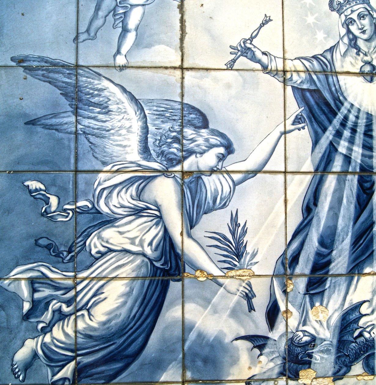 Pannello decorativo che mostra l