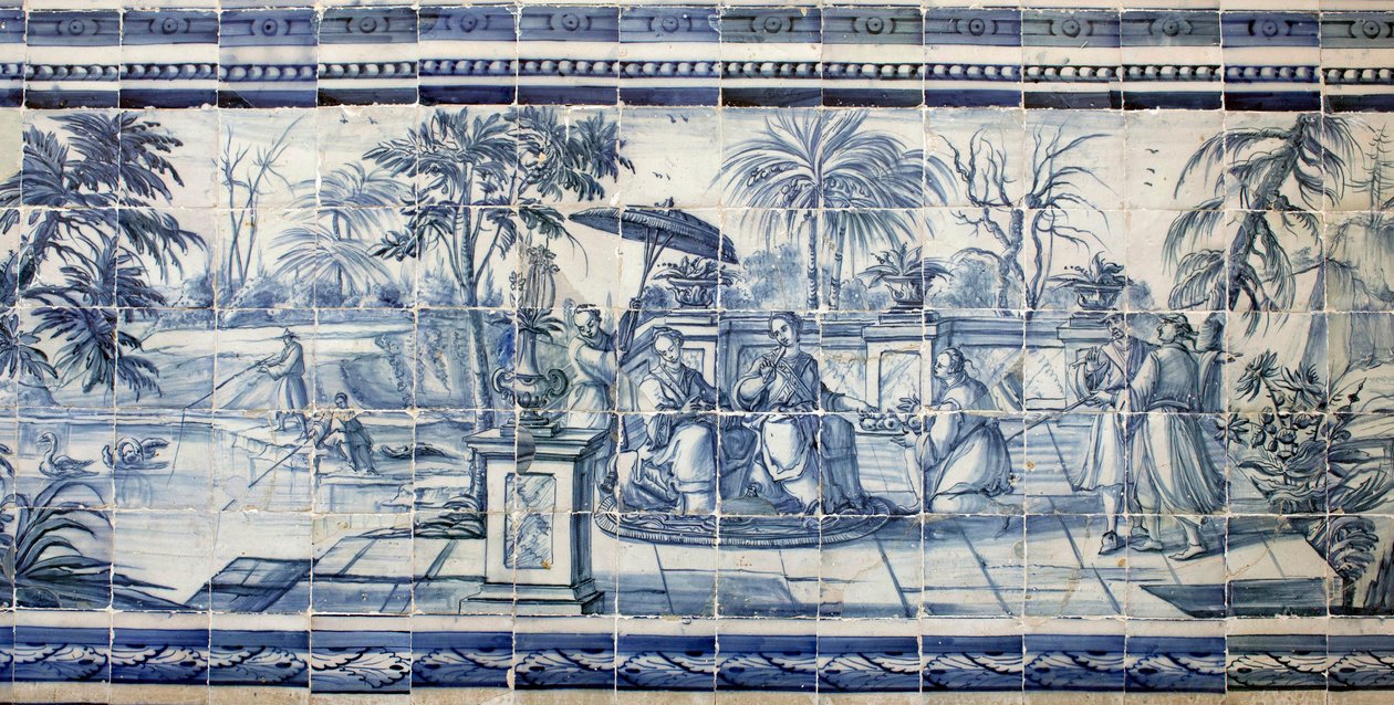 Degustazione di frutta vicino a un lago in Asia da Portuguese School