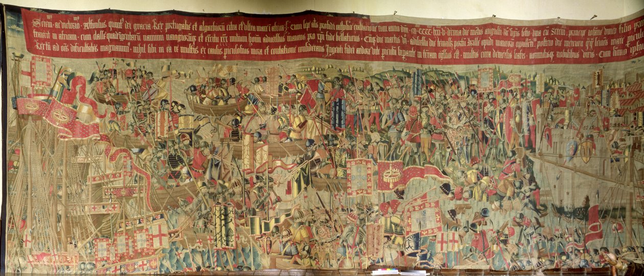 La Conquista di Arzila nel 1471 da Portuguese School