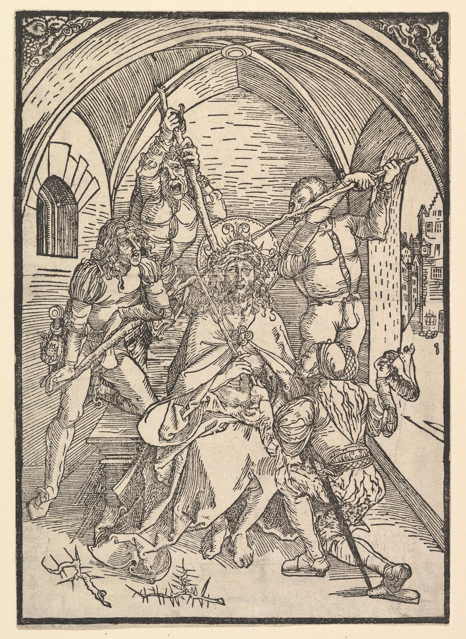 Cristo incoronato di spine da Possibly Albrecht Dürer