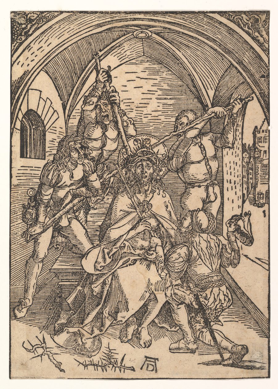 Cristo incoronato di spine da Possibly Albrecht Dürer