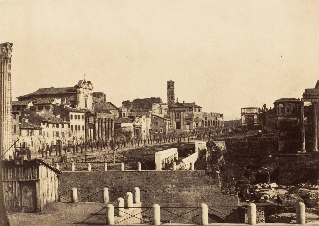 Il Foro, Roma, 1853-56 da Possibly by Jane Martha St. John.