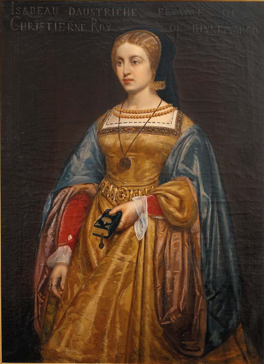 Elisabeth, regina di Cristiano II da Poul Hagelstein