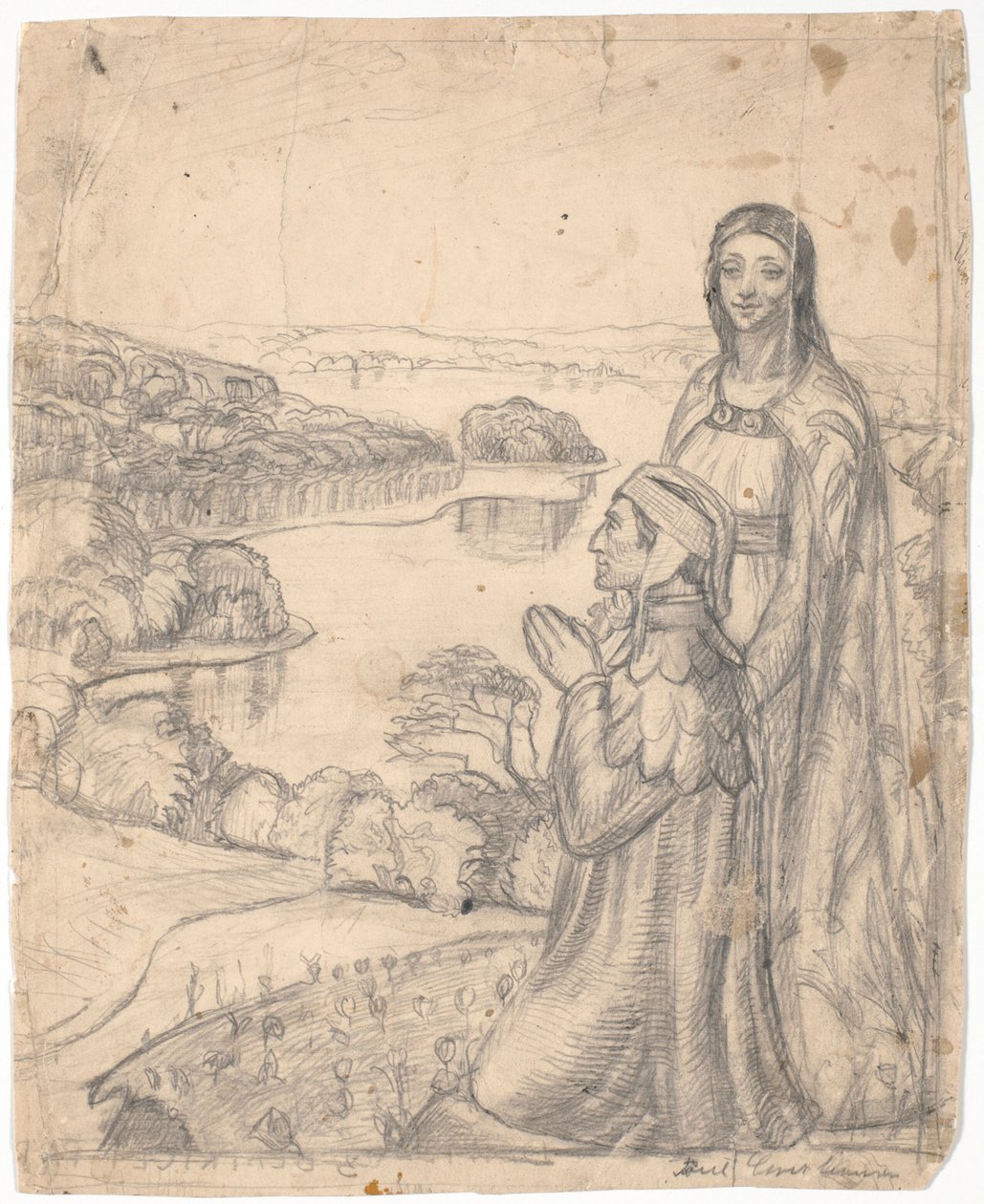 Dante e Beatrice in Paradiso da Poul S. Christiansen