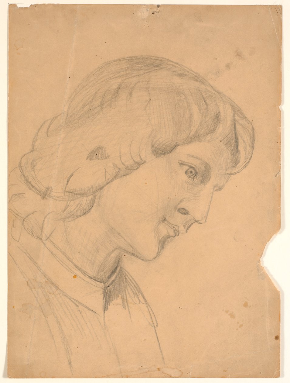 Testa. Studio per angelo da Poul S. Christiansen