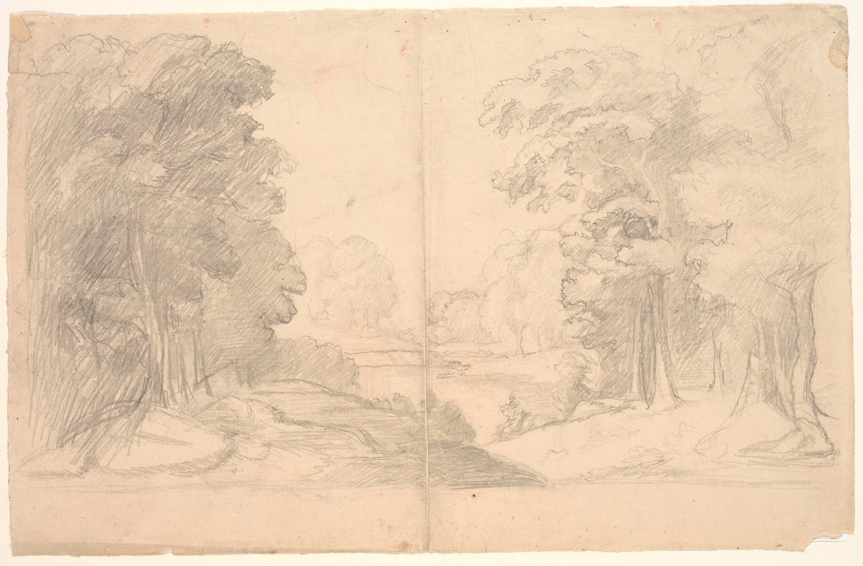 Paesaggio con alberi da Poul S. Christiansen