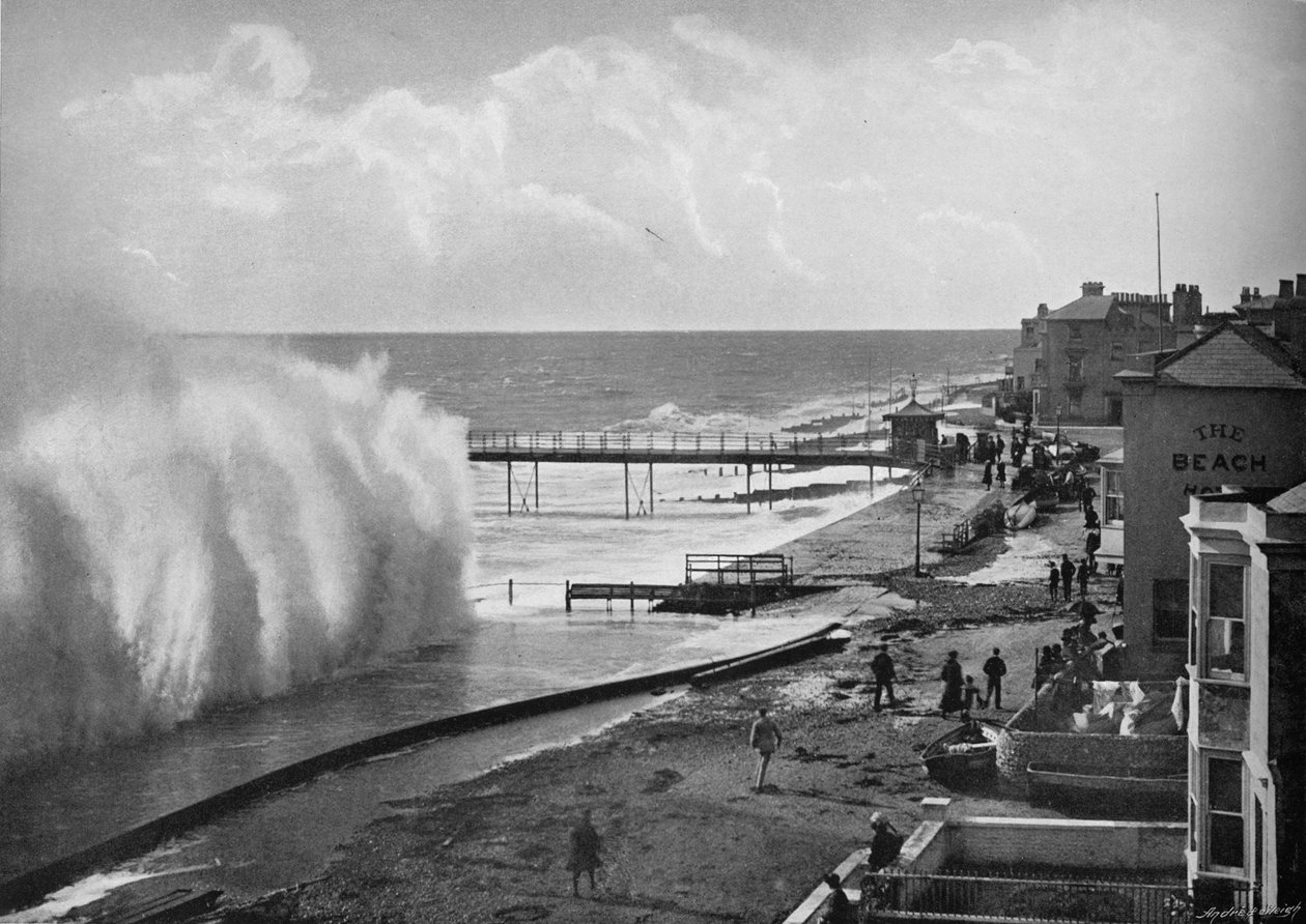Un grande mare a Bognor, c1896 da Poulton and Co