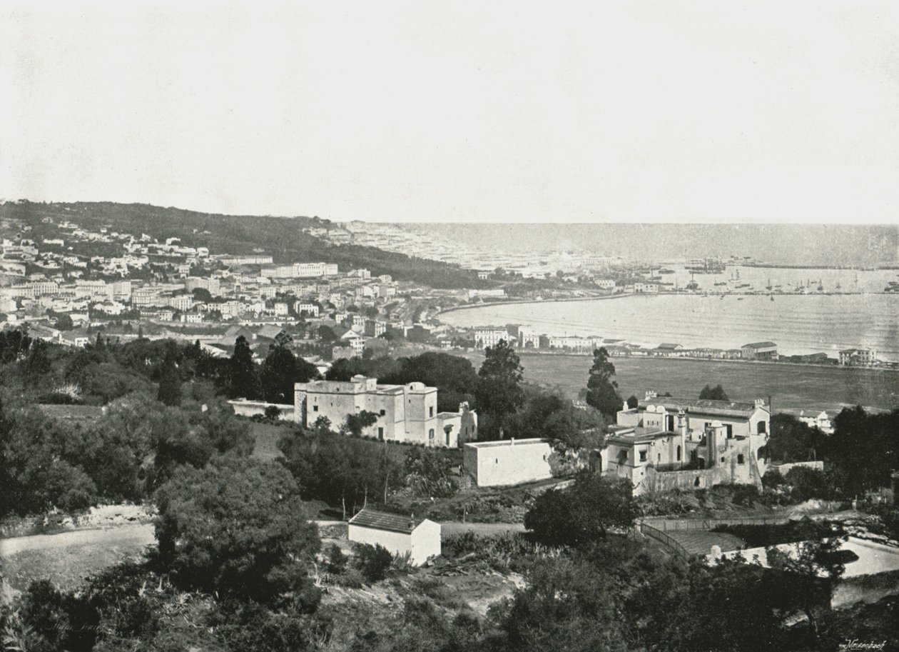 Vista dal Mustafa, Algeri, Algeria da Poulton and Co