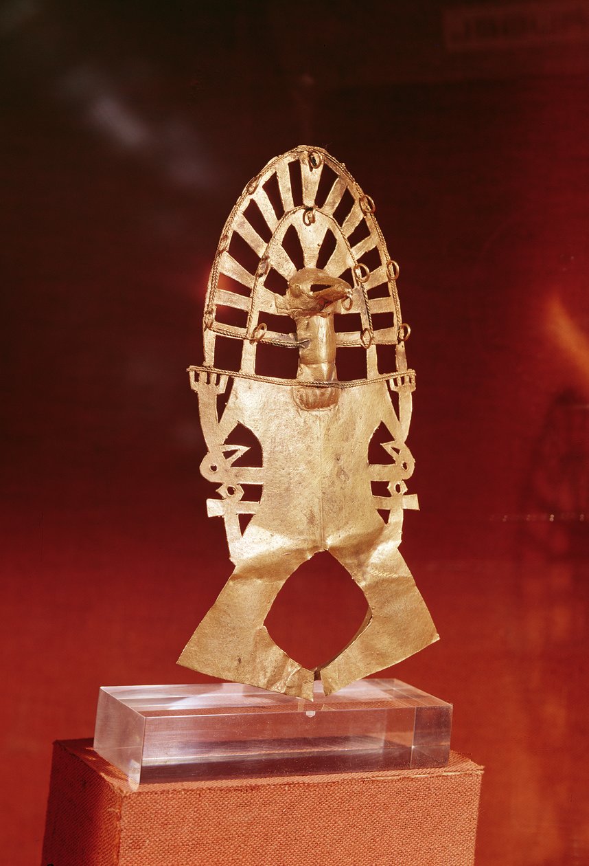 Pettorale, Cultura Muisca, 1100-1500 da Pre Columbian