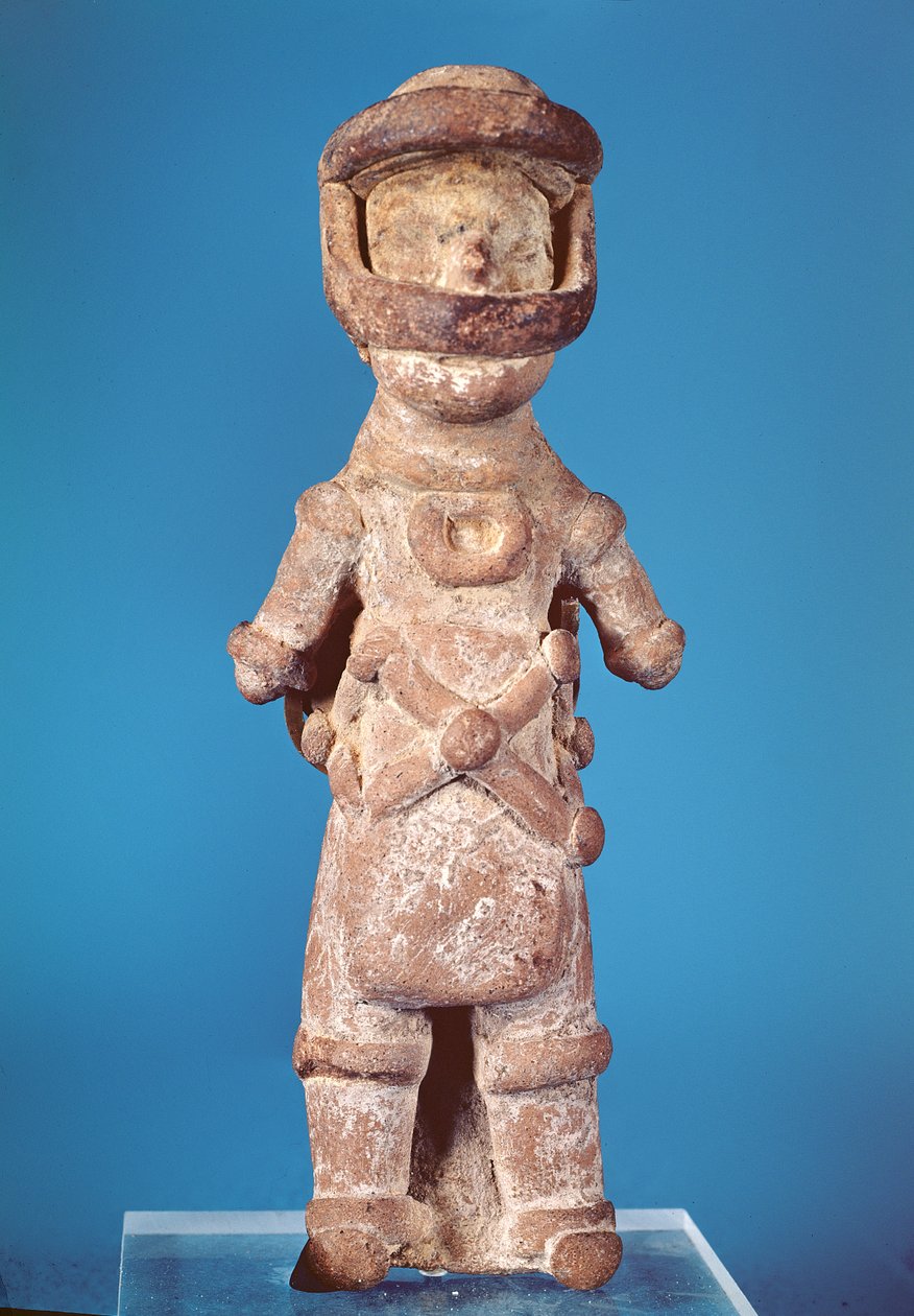 Figurina di un giocatore di tlachtli, da Tlatilco, Periodo Pre-Classico da Pre Columbian