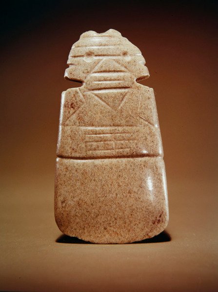 Dio ascia antropomorfo, da Guacimo, area Linea Vieja da Pre Columbian Pre Columbian