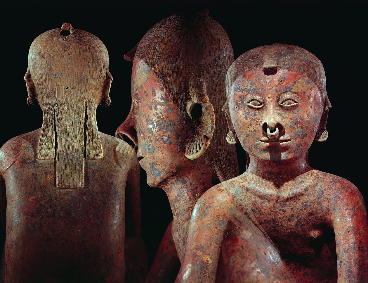 Dettagli di figura seduta, Cultura Chinesco da Pre Columbian Pre Columbian