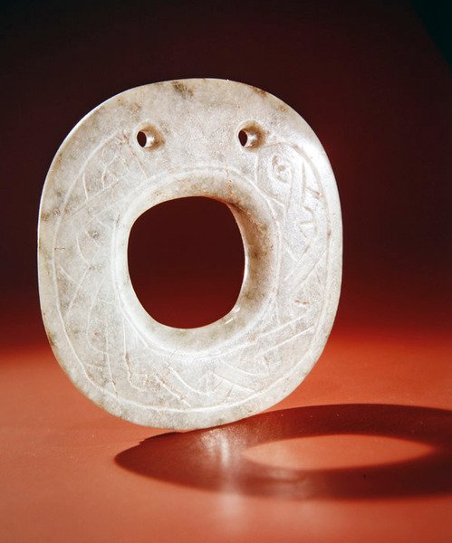 Ornamento a forma di disco, da Guacimo, area Linea Vieja da Pre Columbian Pre Columbian