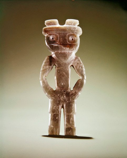 Figura pendente, da Guacimo, area Linea Vieja da Pre Columbian Pre Columbian