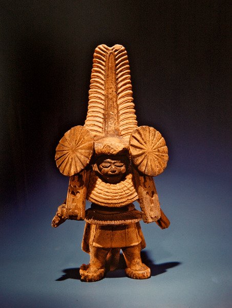 Figura con copricapo allungato, Cultura Remojadas, Vera Cruz da Pre Columbian Pre Columbian