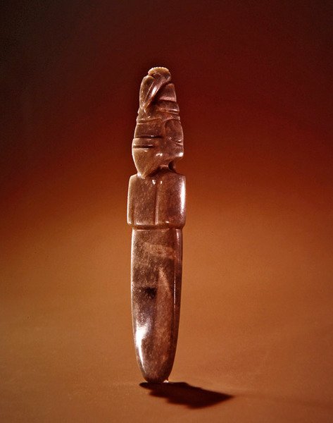 Uccello celtico a punta, da Guacimo, area Linea Vieja da Pre Columbian Pre Columbian
