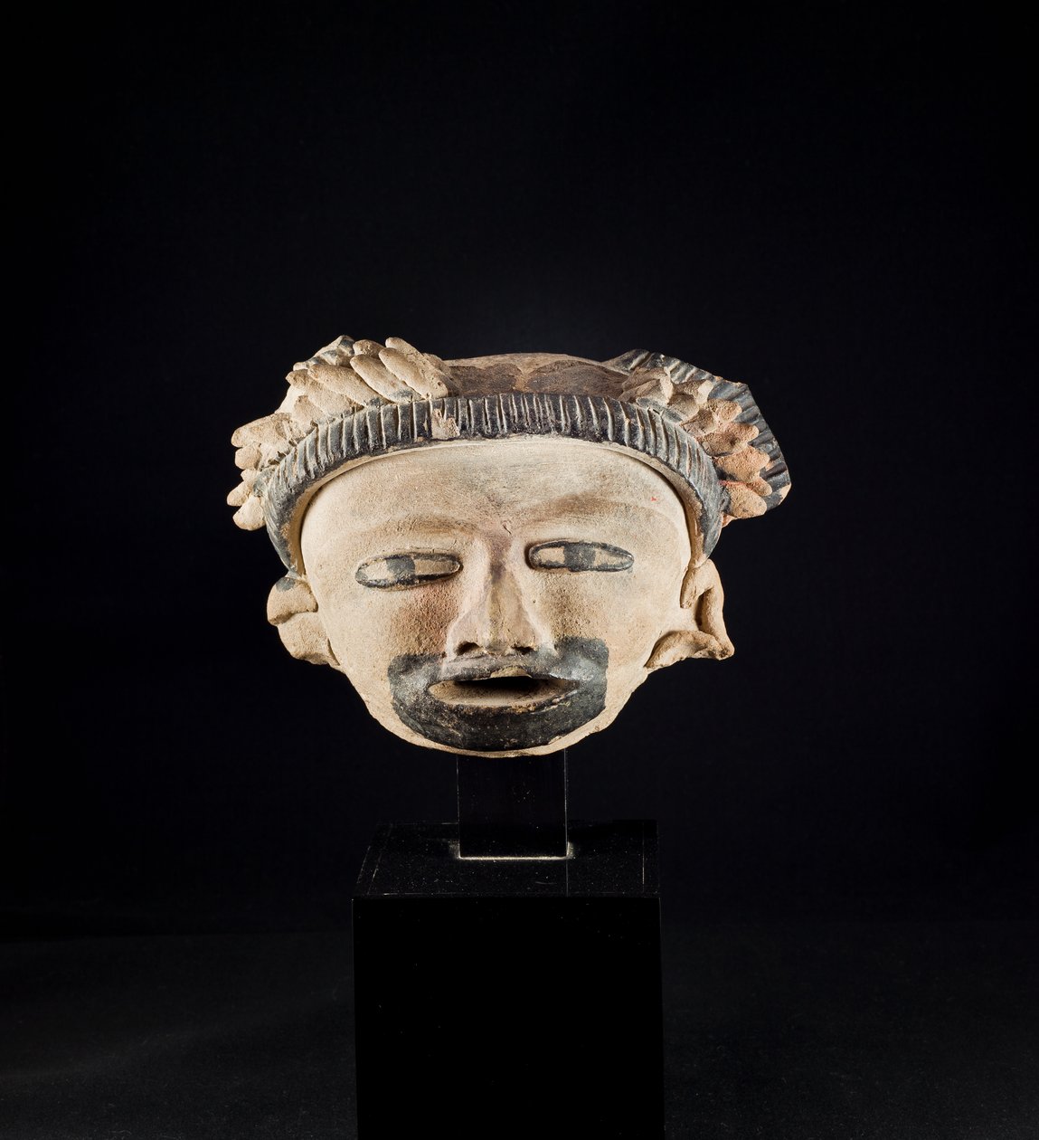 Testa di statuetta / Messico, cultura Totanaque (terracotta) da Precolombian Precolombian