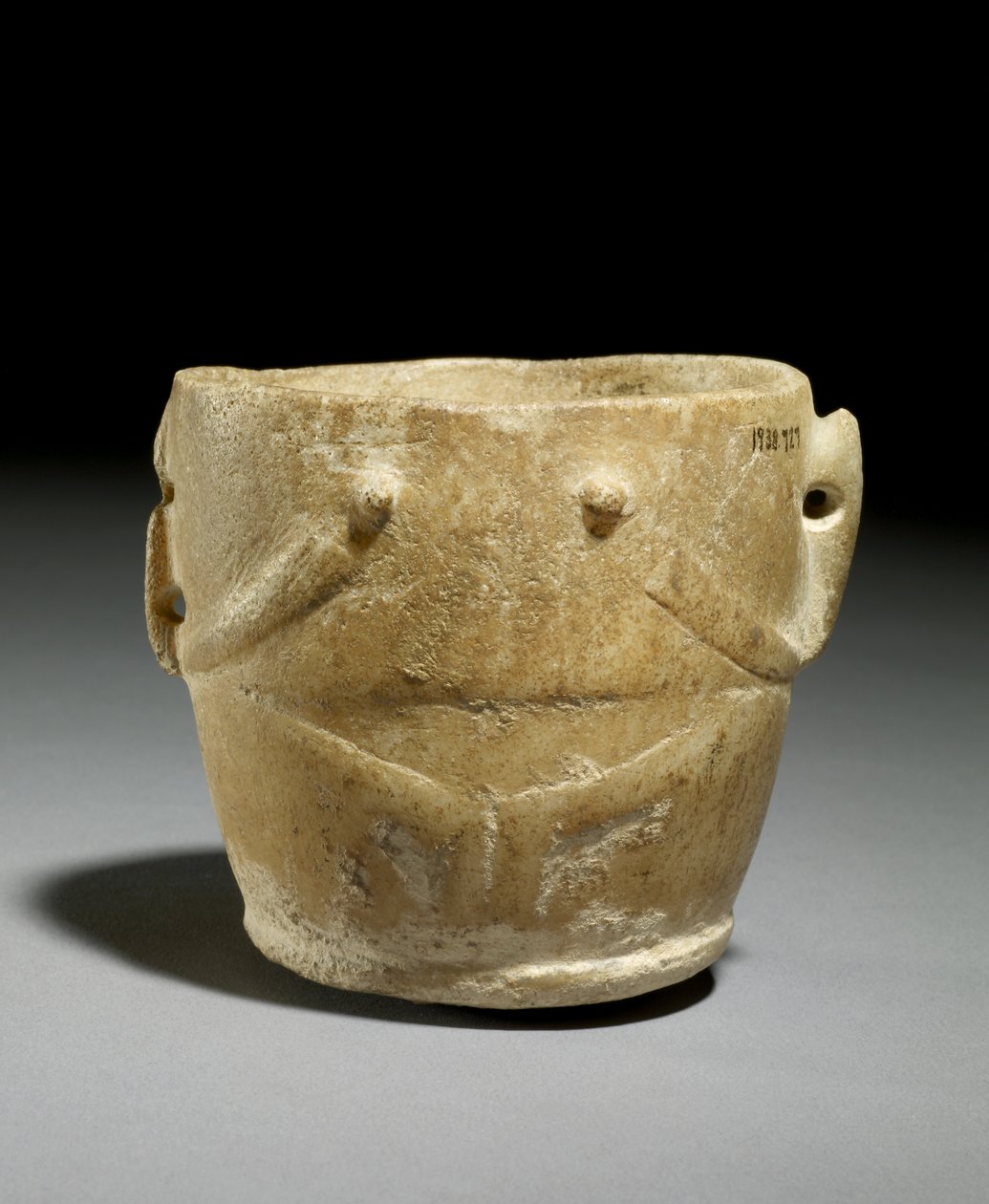 Bicchiere antropomorfo, primo cicladico, c.2500 a.C. da Prehistoric