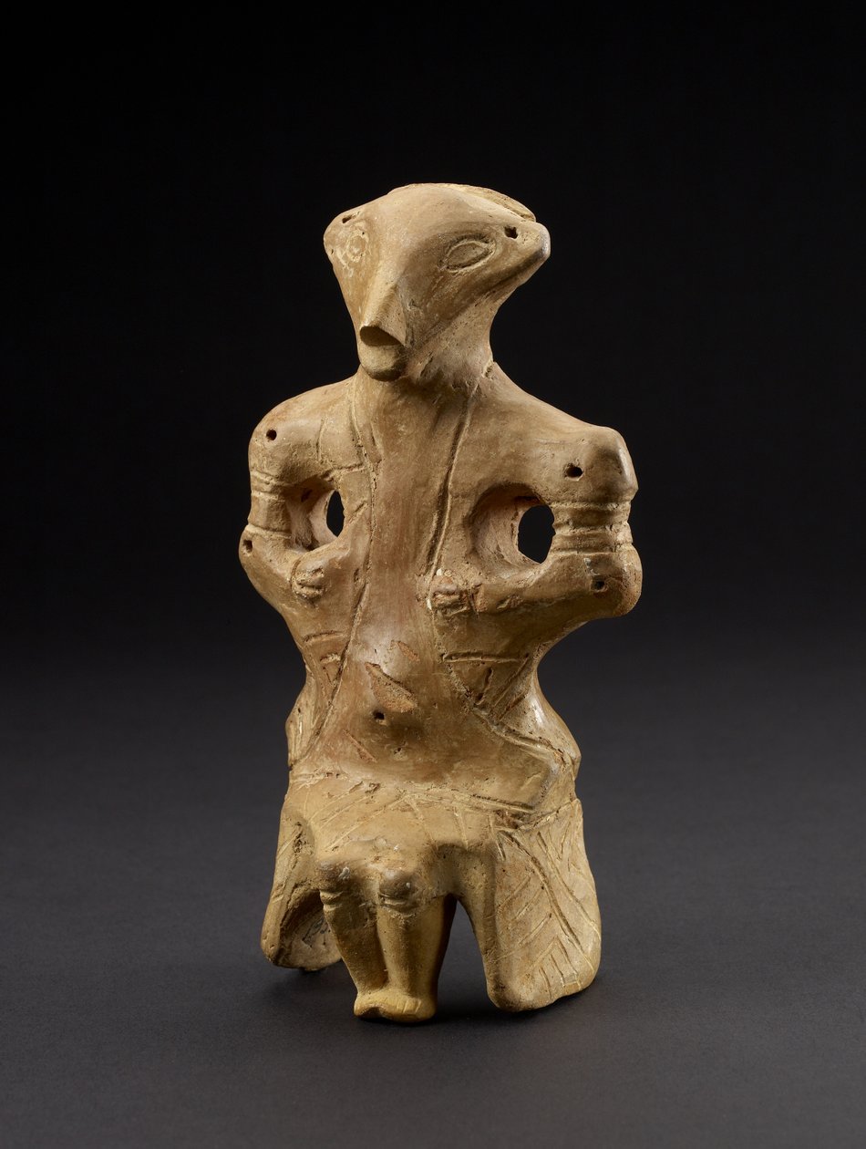 Figurina femminile seduta, da Vinca, ex Jugoslavia, V secolo a.C. da Prehistoric