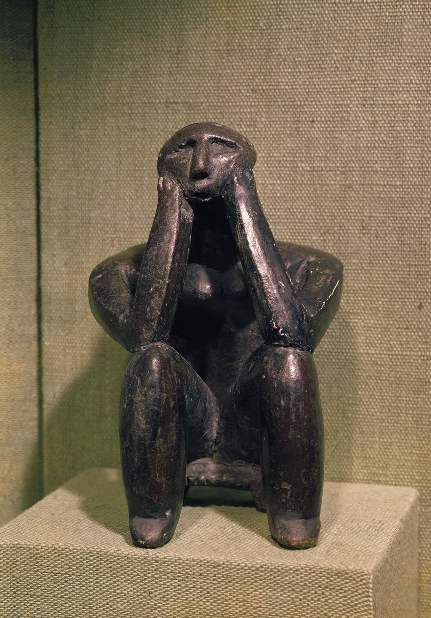 Pensatore di Cernavodă, Cultura Hamangia, c.5000 a.C. da Prehistoric
