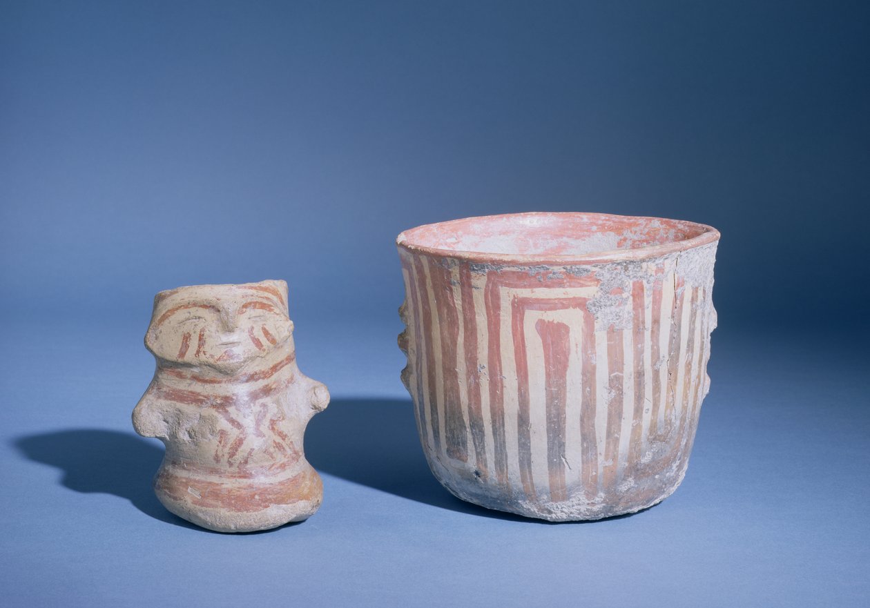 Vasi da Hacilar, Turchia, c.5500-00 a.C. da Prehistoric