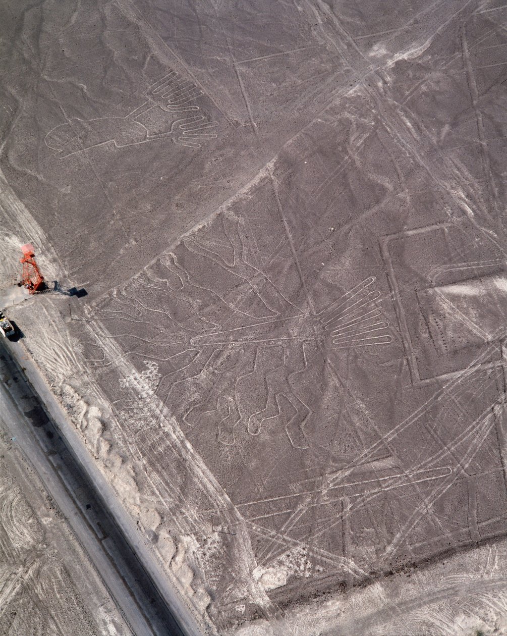 Vista aerea delle Linee di Nazca da Prehistoric Prehistoric