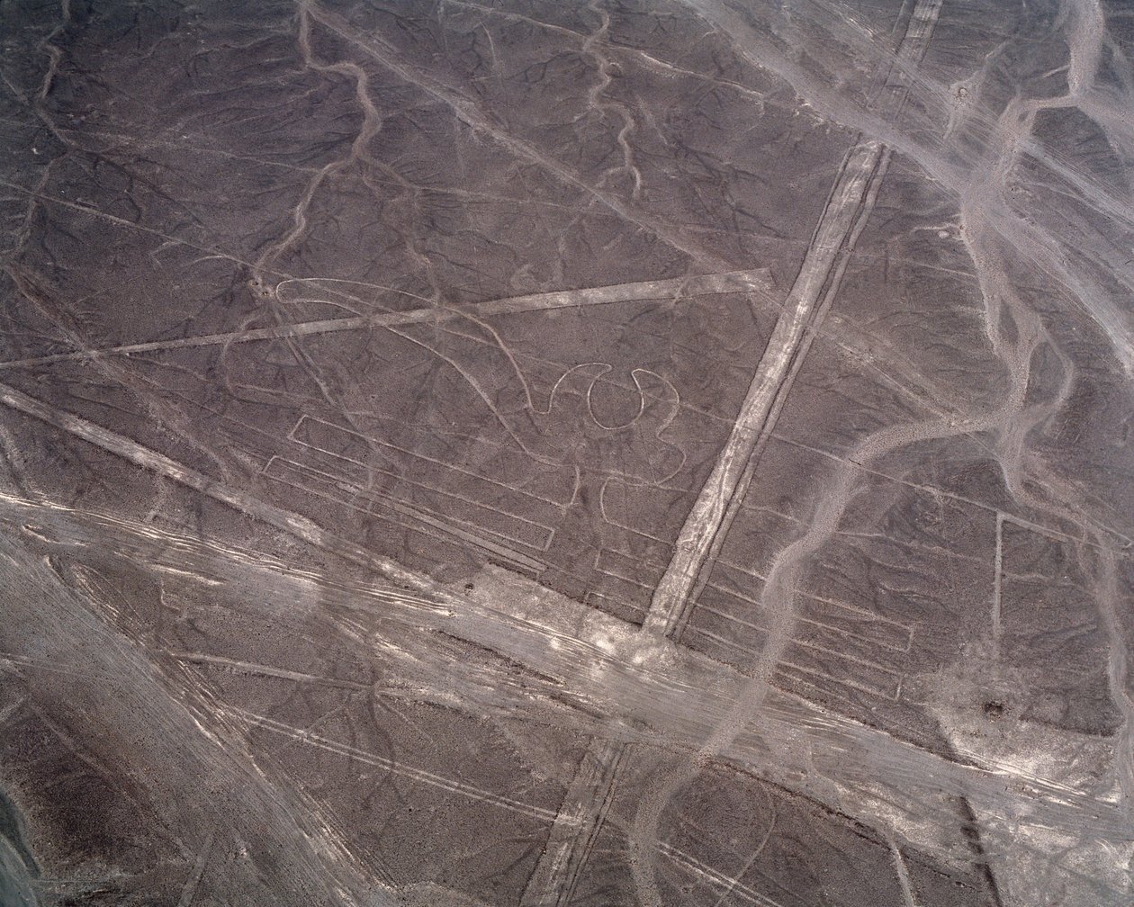 Vista aerea delle Linee di Nazca da Prehistoric Prehistoric