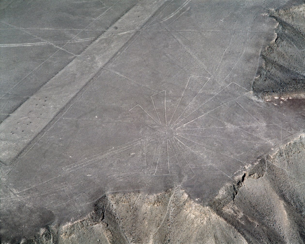 Vista aerea delle Linee di Nazca da Prehistoric Prehistoric