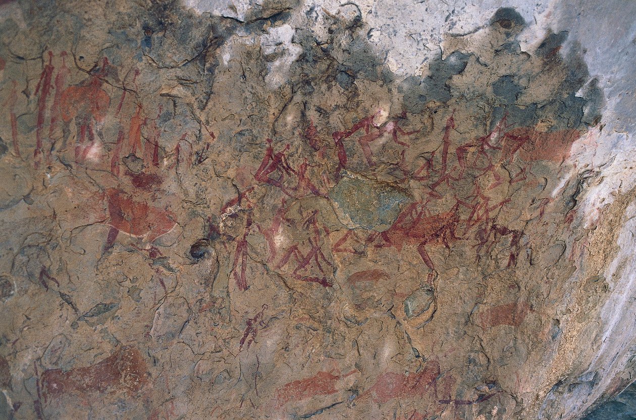 Figure umane e animali (pittura rupestre) da Prehistoric Prehistoric