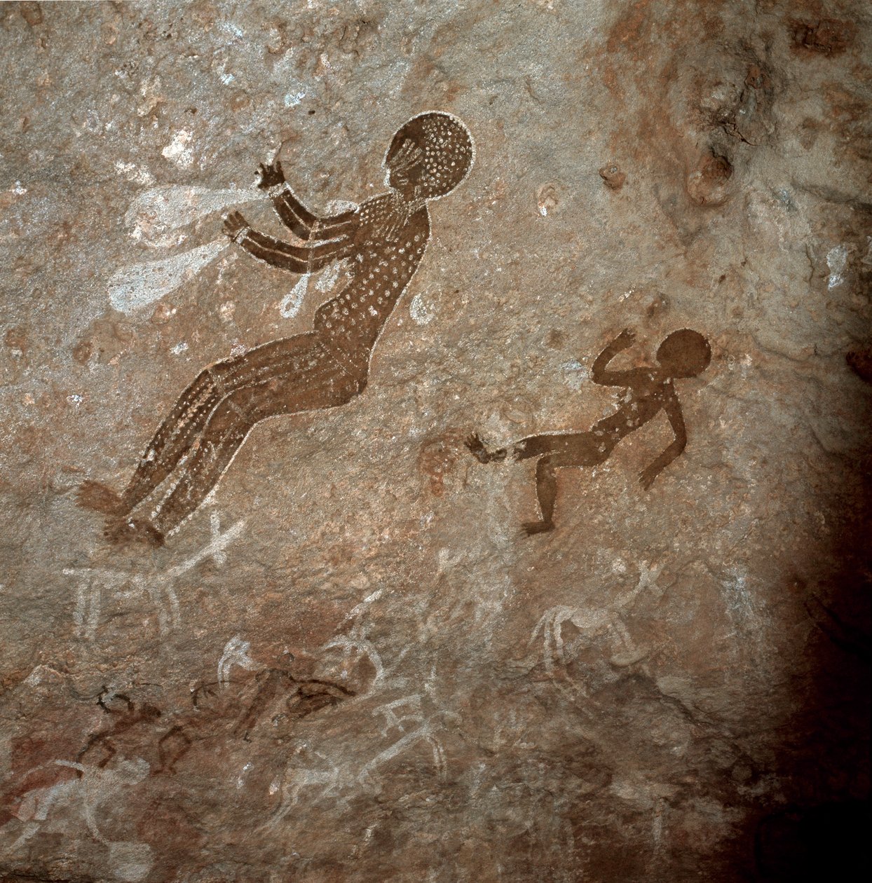 Figure umane. Pitture rupestri, 8000-7000 a.C. da Prehistoric Prehistoric