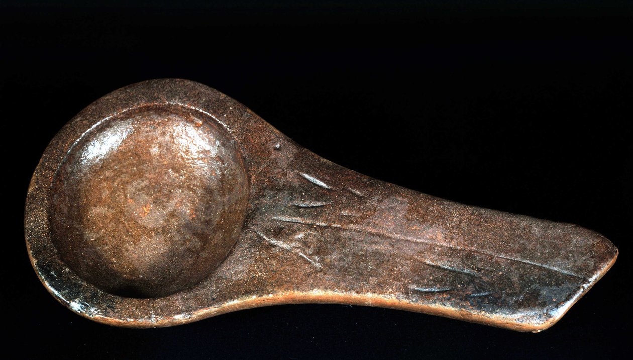 Lampada del Magdaleniano da Lascaux - Musée des Antiquités de Saint-Germain-en-Laye da Prehistoric Prehistoric