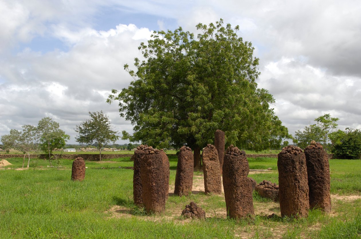 Preistoria: cerchio megalitico di pietre di Wassu, Gambia (foto) da Prehistoric Prehistoric