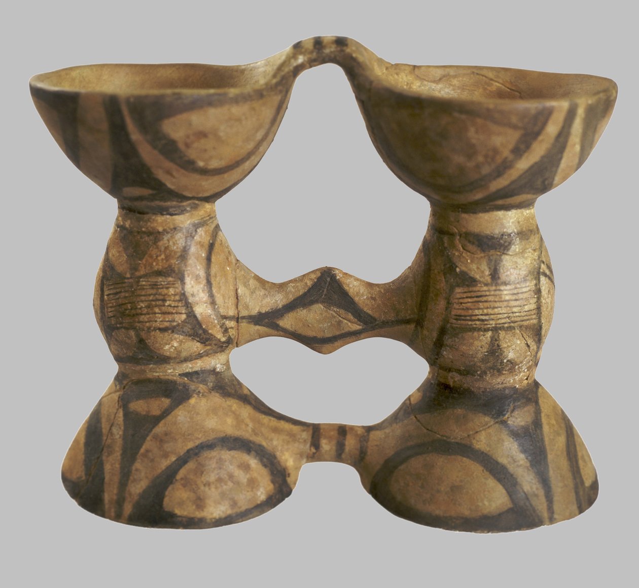 Vaso a forma di binocolo, 4250-3850 a.C. da Prehistoric Russian Culture