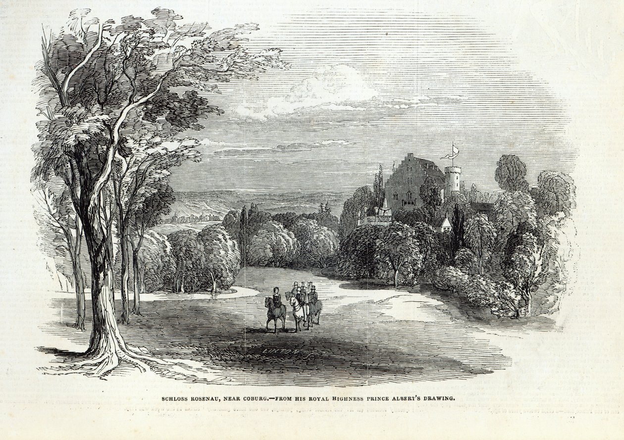 Castello di Rosenau, vicino a Coburg, da 