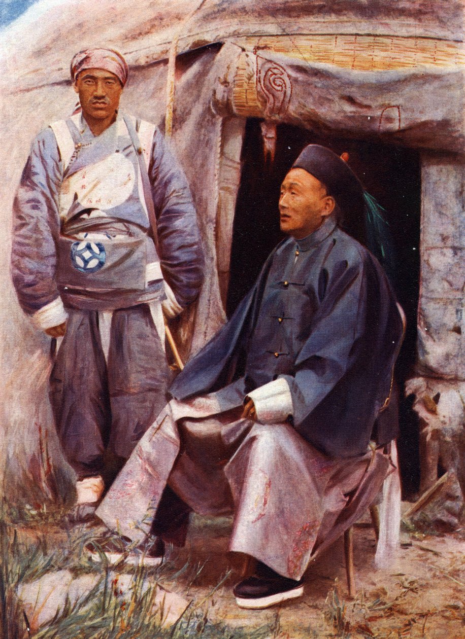 Il Taotai di Kashgar, c.1910 da Prince Alexandre Gagarine